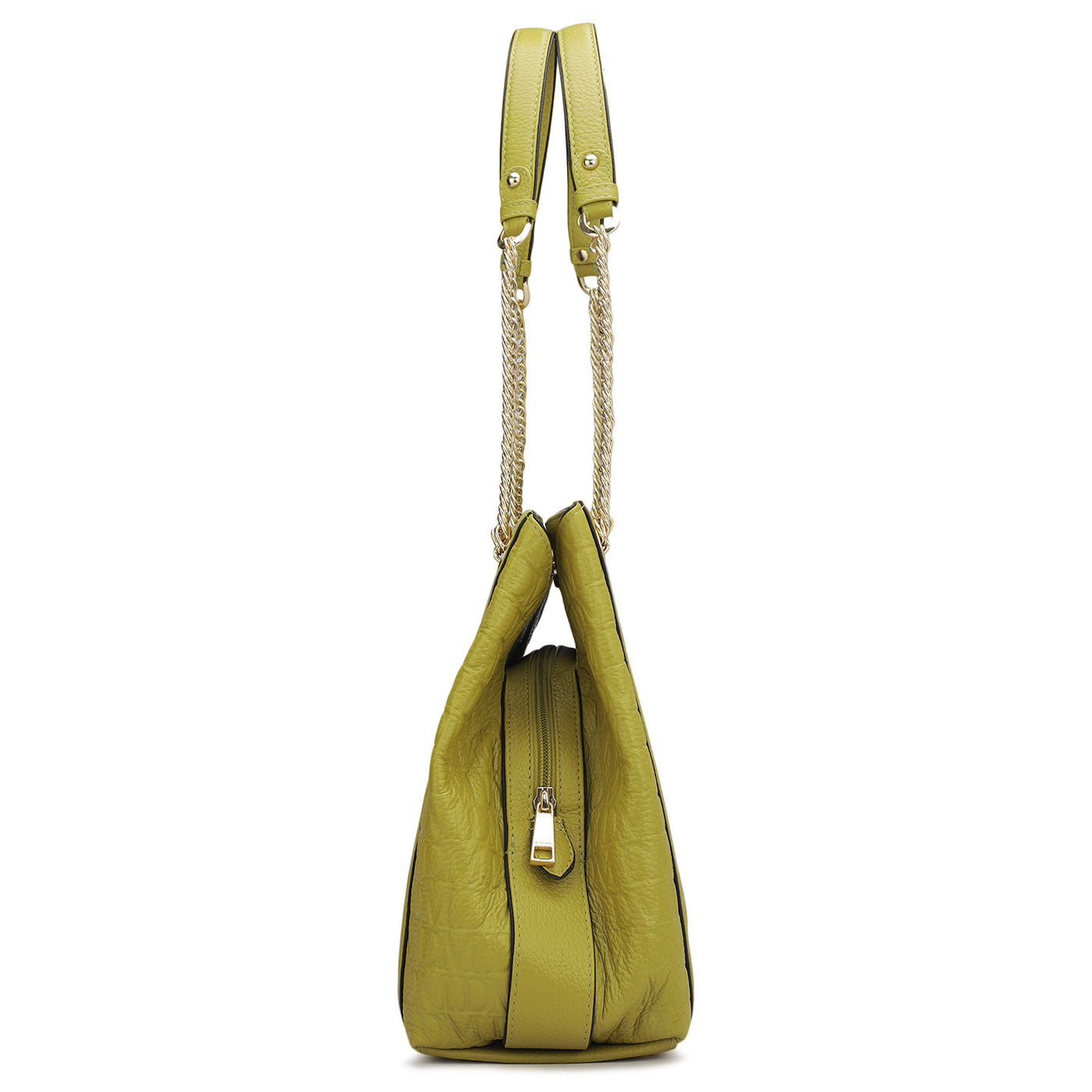 Medium Monogram Leather Hobo - Green Tea