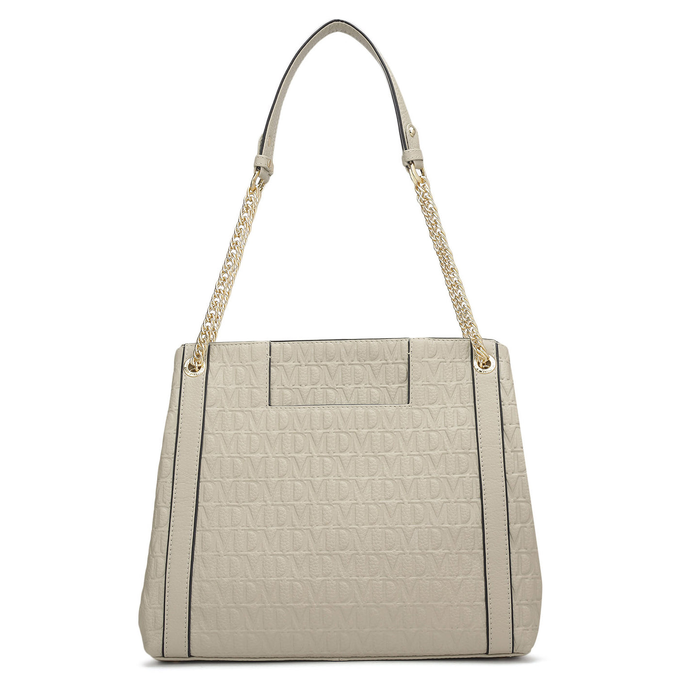 Medium Monogram Leather Hobo - Khaki