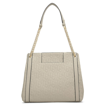 Medium Monogram Leather Hobo - Khaki