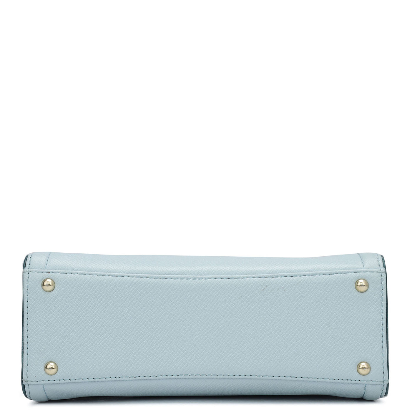 Small Franzy Leather Satchel - Cloud Blue