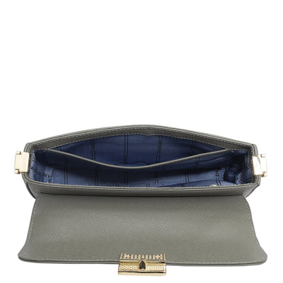 Small Franzy Leather Shoulder Bag - Fossil