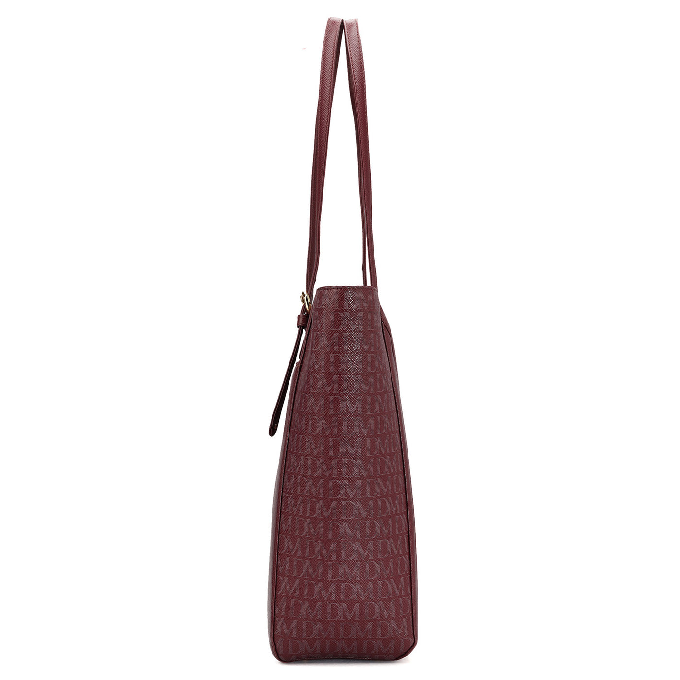 Large Monogram Franzy Leather Tote - Blood Stone