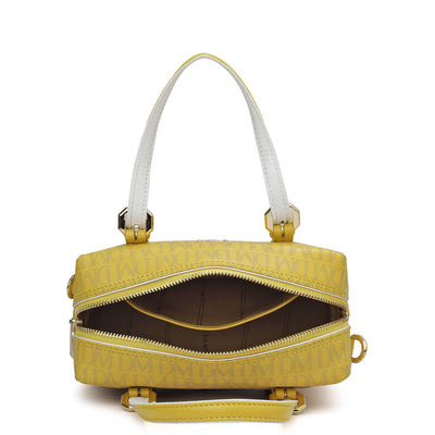 Small Monogram Leather Satchel - Minion