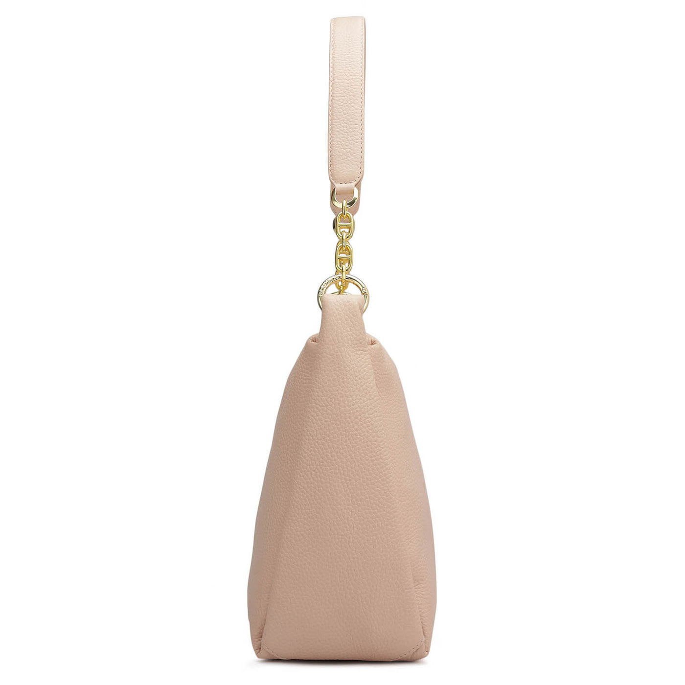 Medium Wax Leather Hobo - Feather