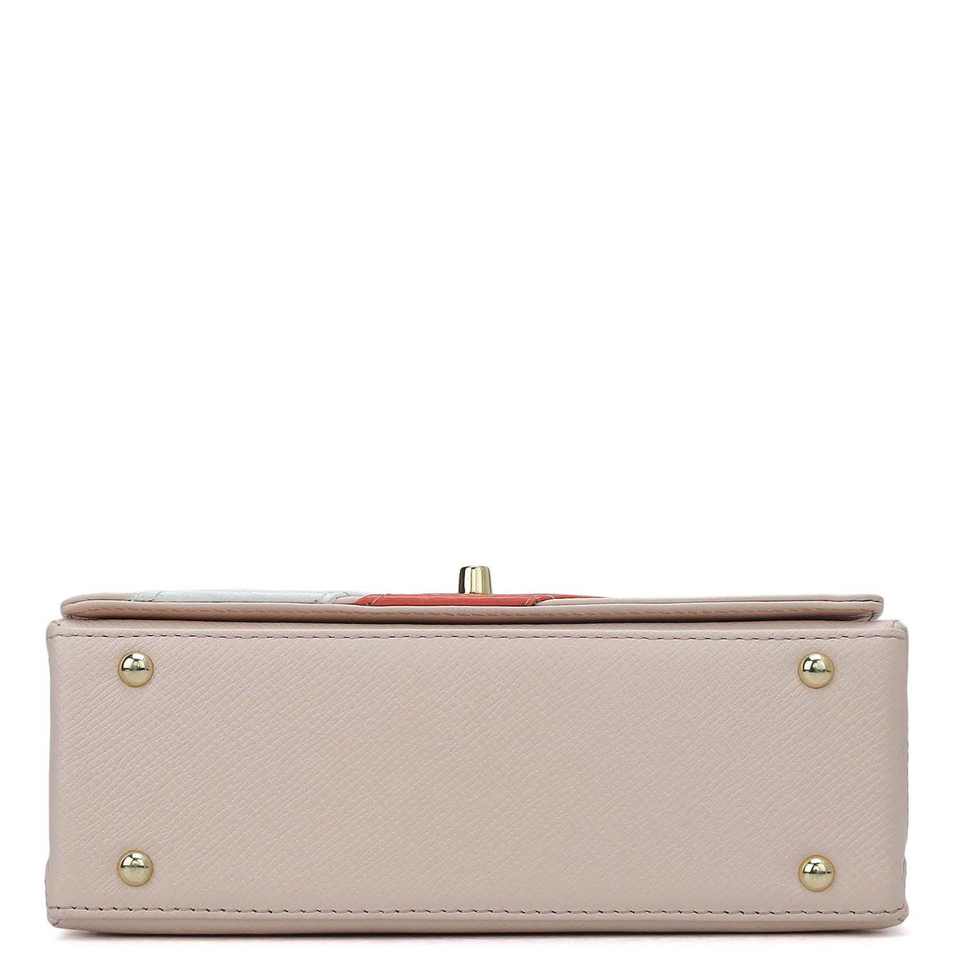 Small Franzy Monogram Leather Sling - Blush