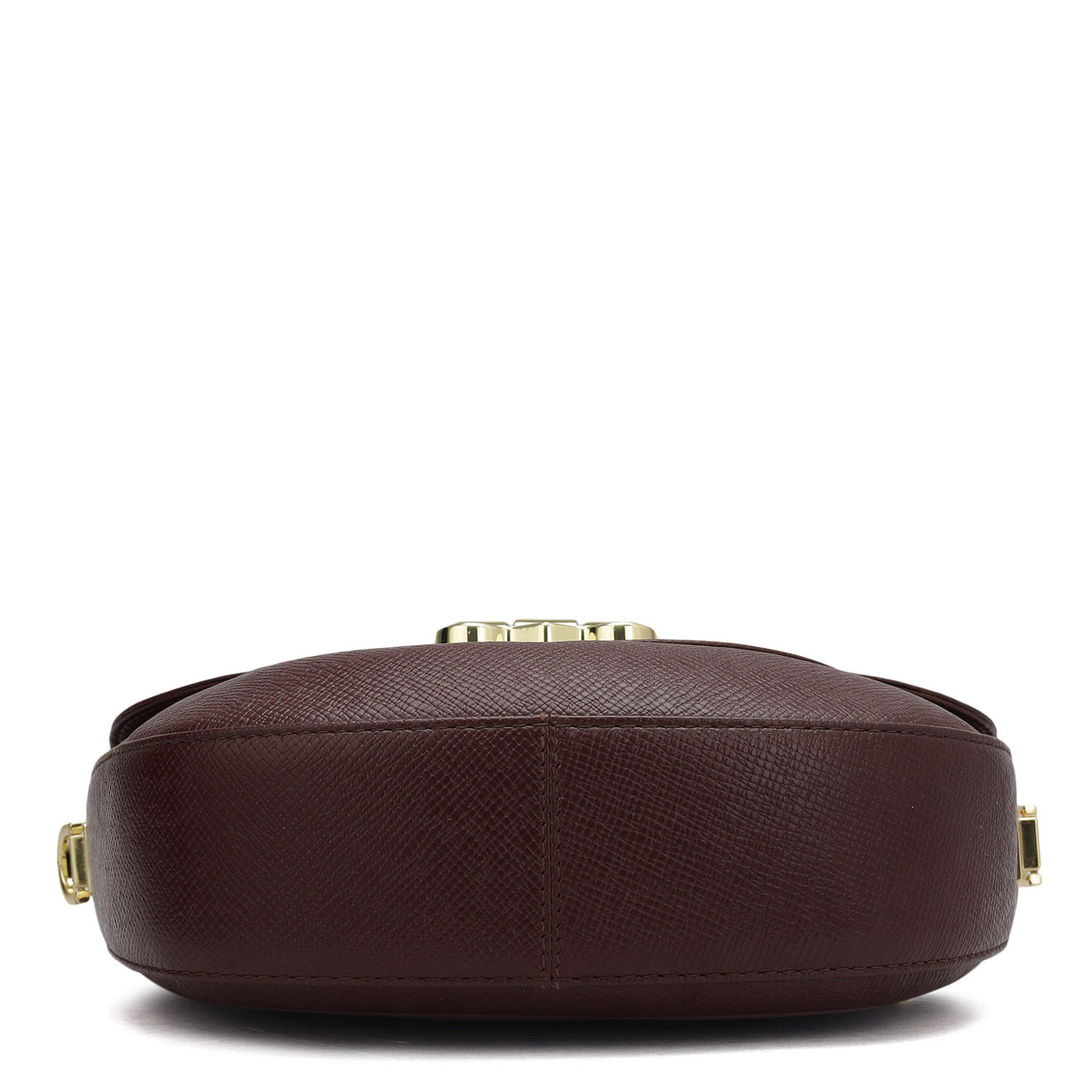 Small Franzy Leather Baguette - Wine