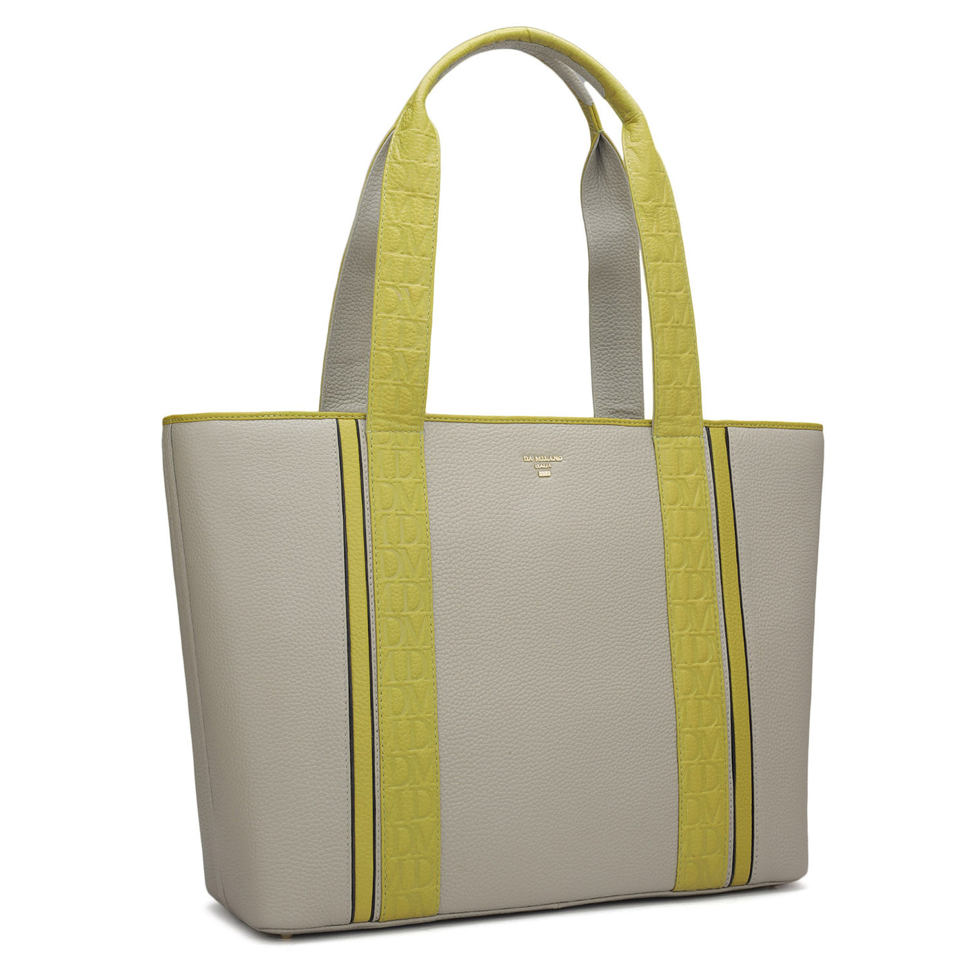 Large Wax Leather Tote - Khaki