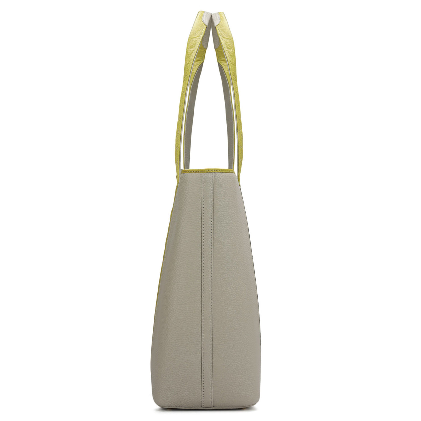 Large Wax Leather Tote - Khaki