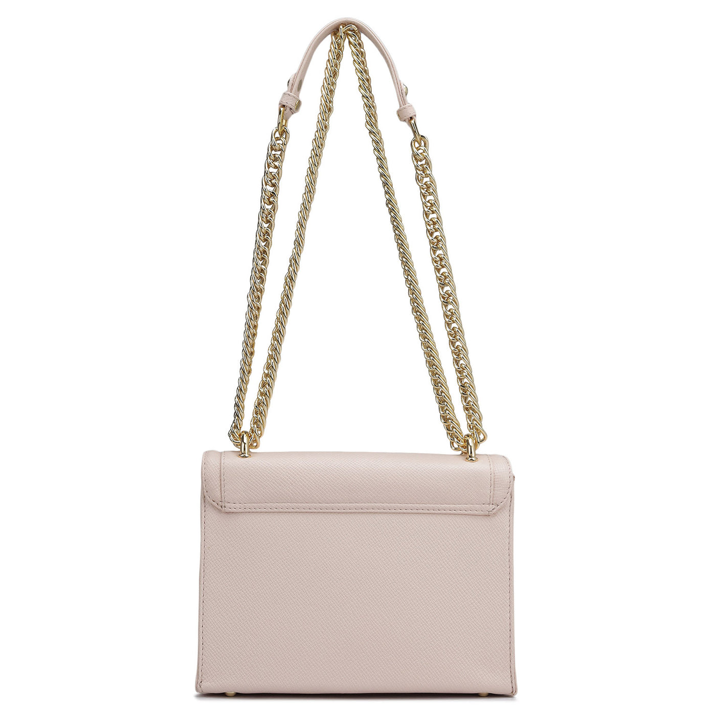 Small Franzy Leather Shoulder Bag - Blush