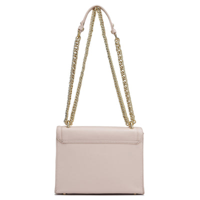 Small Franzy Leather Shoulder Bag - Blush