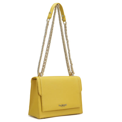 Small Franzy Leather Shoulder Bag - Minion