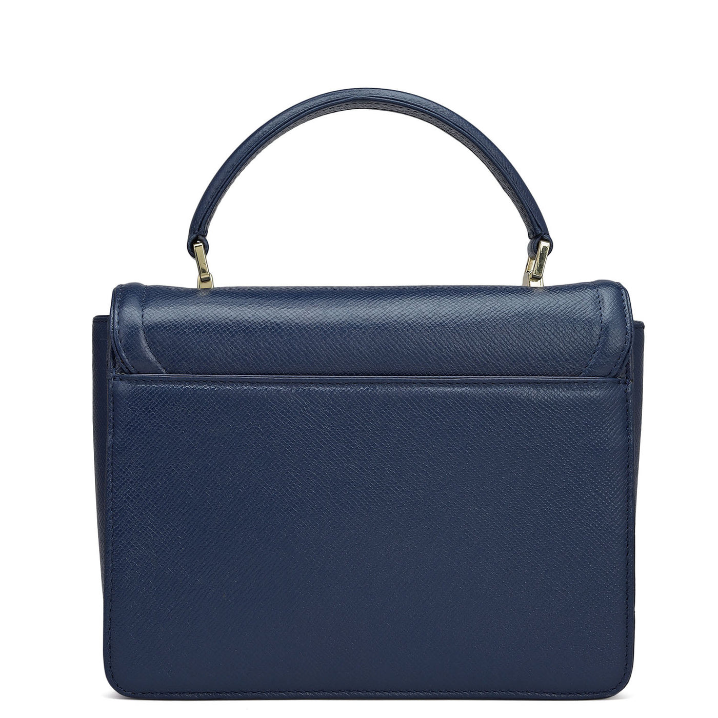 Small Franzy Leather Satchel - Patriot Blue