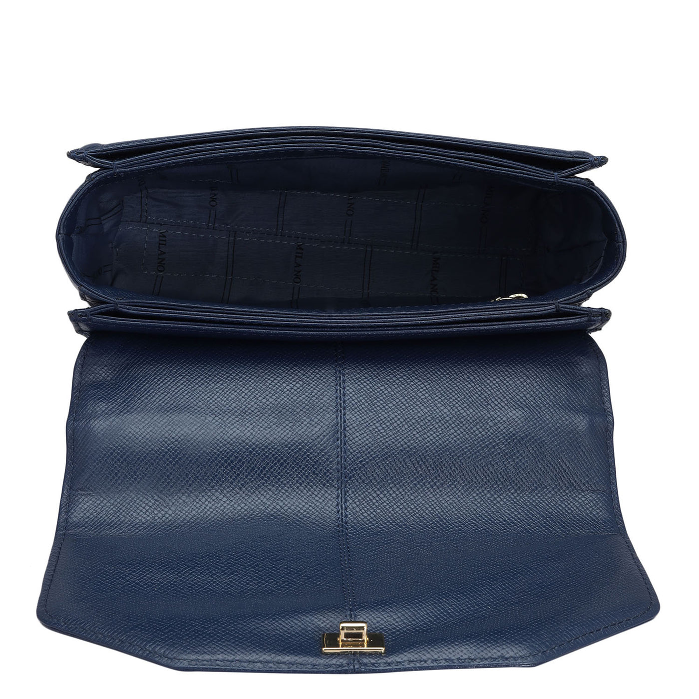 Small Franzy Leather Satchel - Patriot Blue