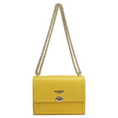 Small Franzy Leather Shoulder Bag - Minion