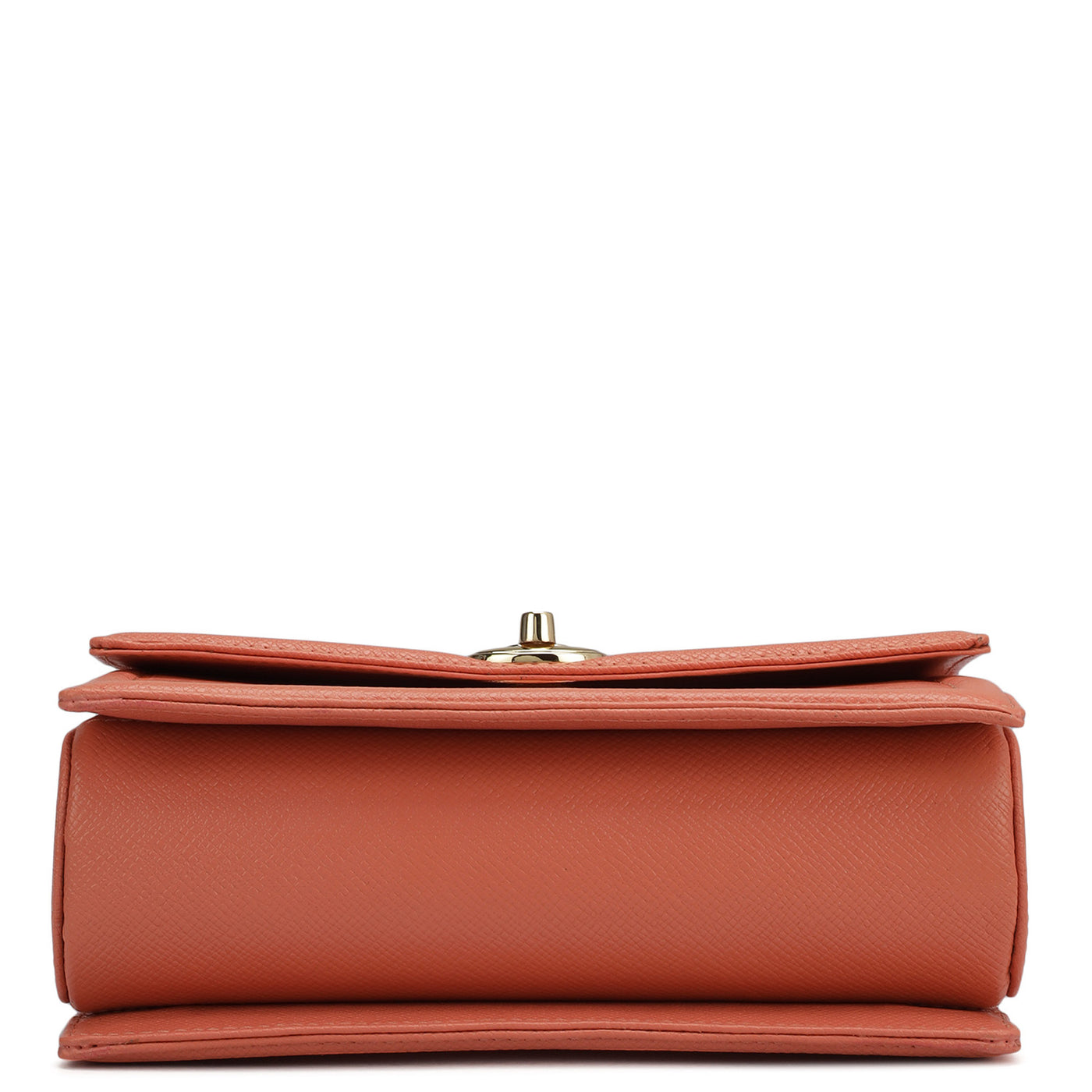 Small Franzy Leather Shoulder Bag - Salmon