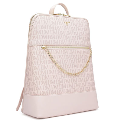 Monogram Franzy Leather Backpack - Blush