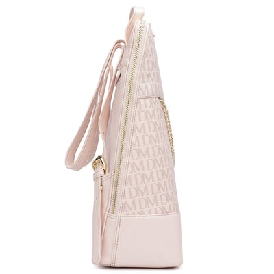 Monogram Franzy Leather Backpack - Blush