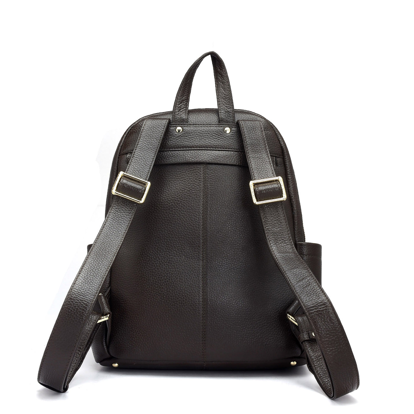 Wax Leather Backpack - Chocolate