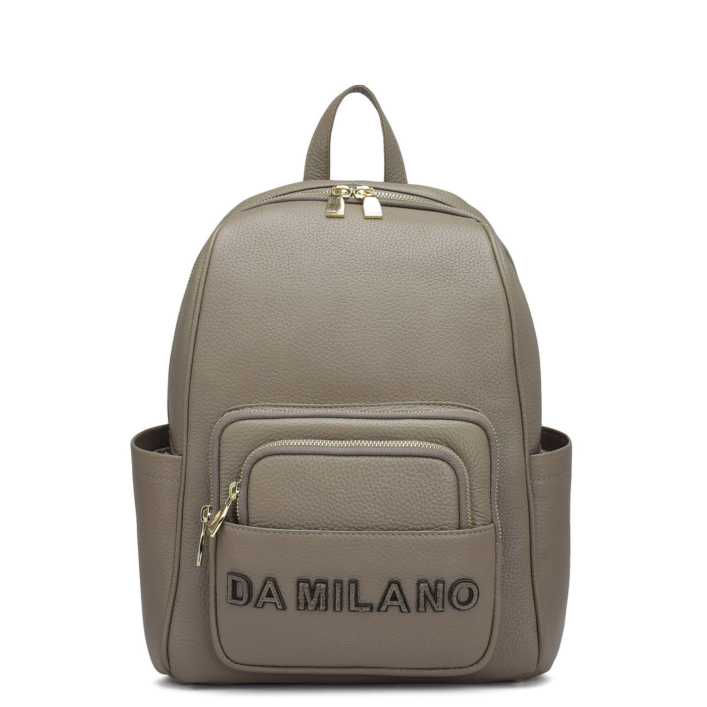 Wax Leather Backpack - Greyish Taupe