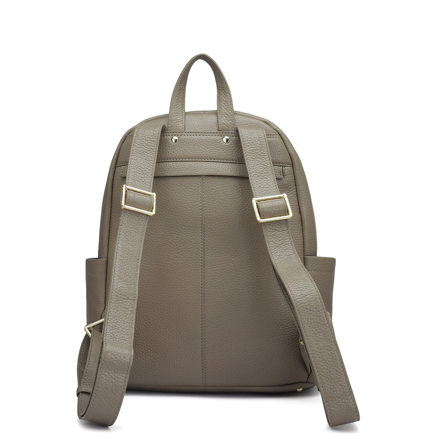 Wax Leather Backpack - Greyish Taupe