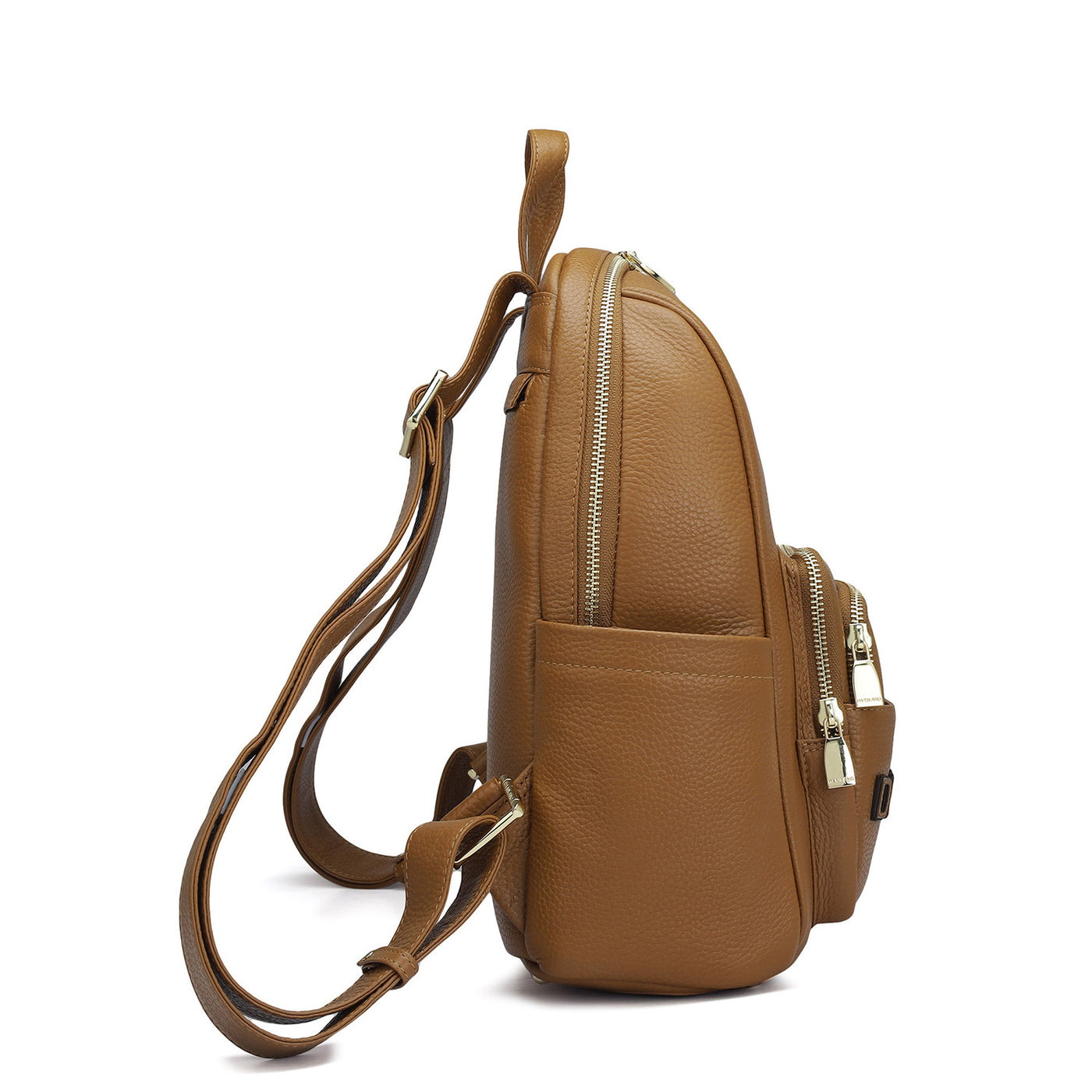 Wax Leather Backpack - Tan