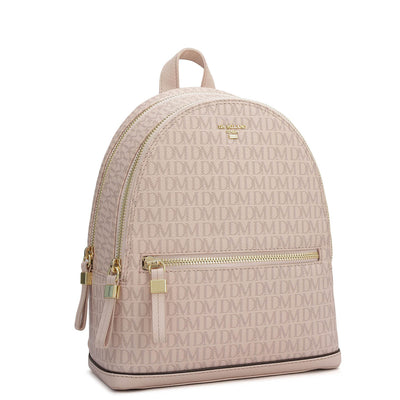 Monogram Franzy Leather Backpack - Blush