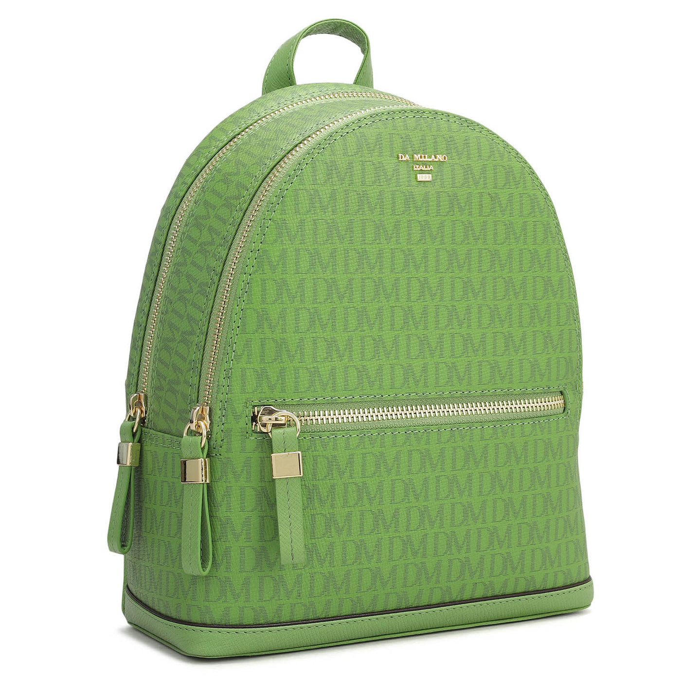 Monogram Franzy Leather Backpack - Kiwi