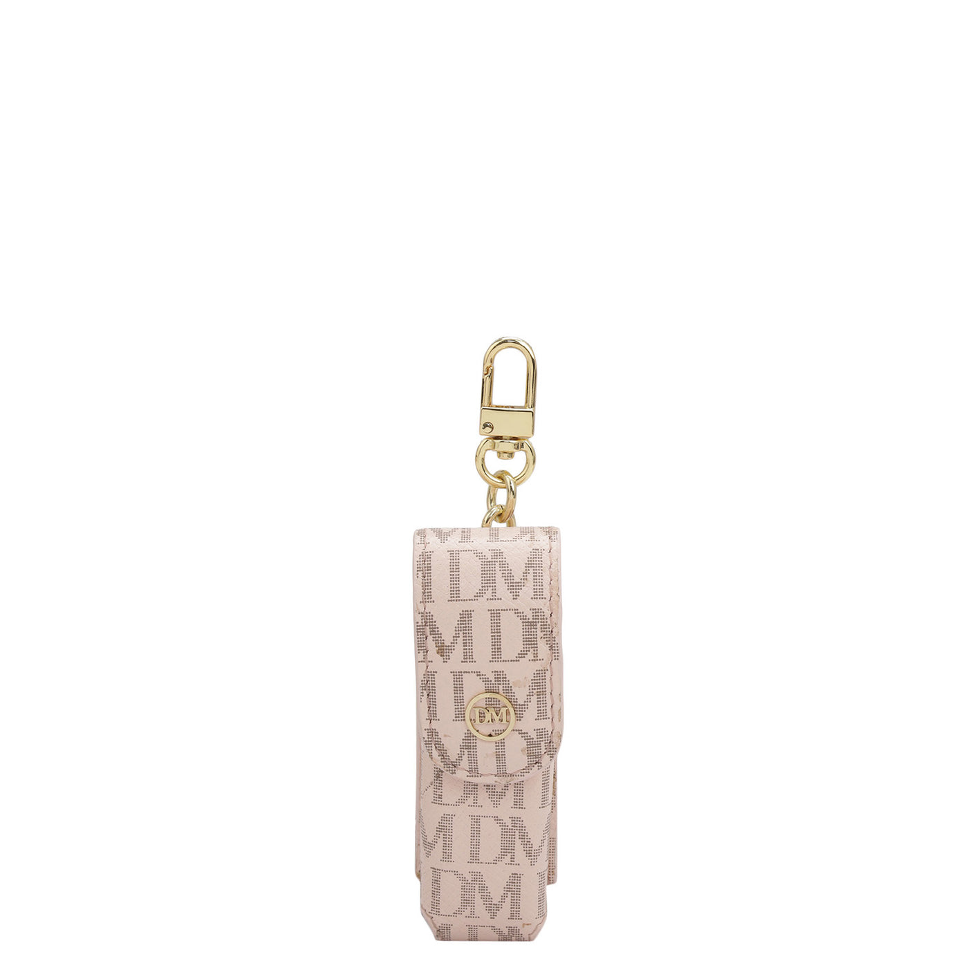 Monogram Leather Lipstick Case - Blush