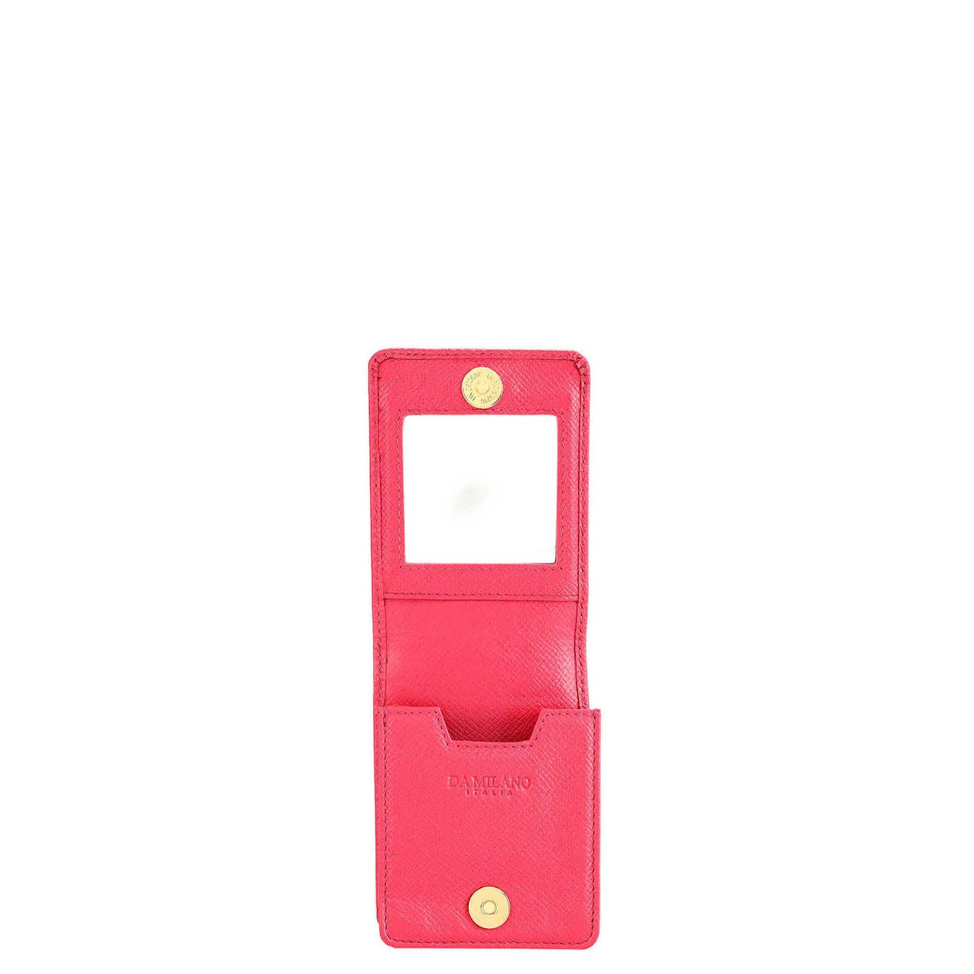 Croco Leather Lipstick Case - Hot Pink