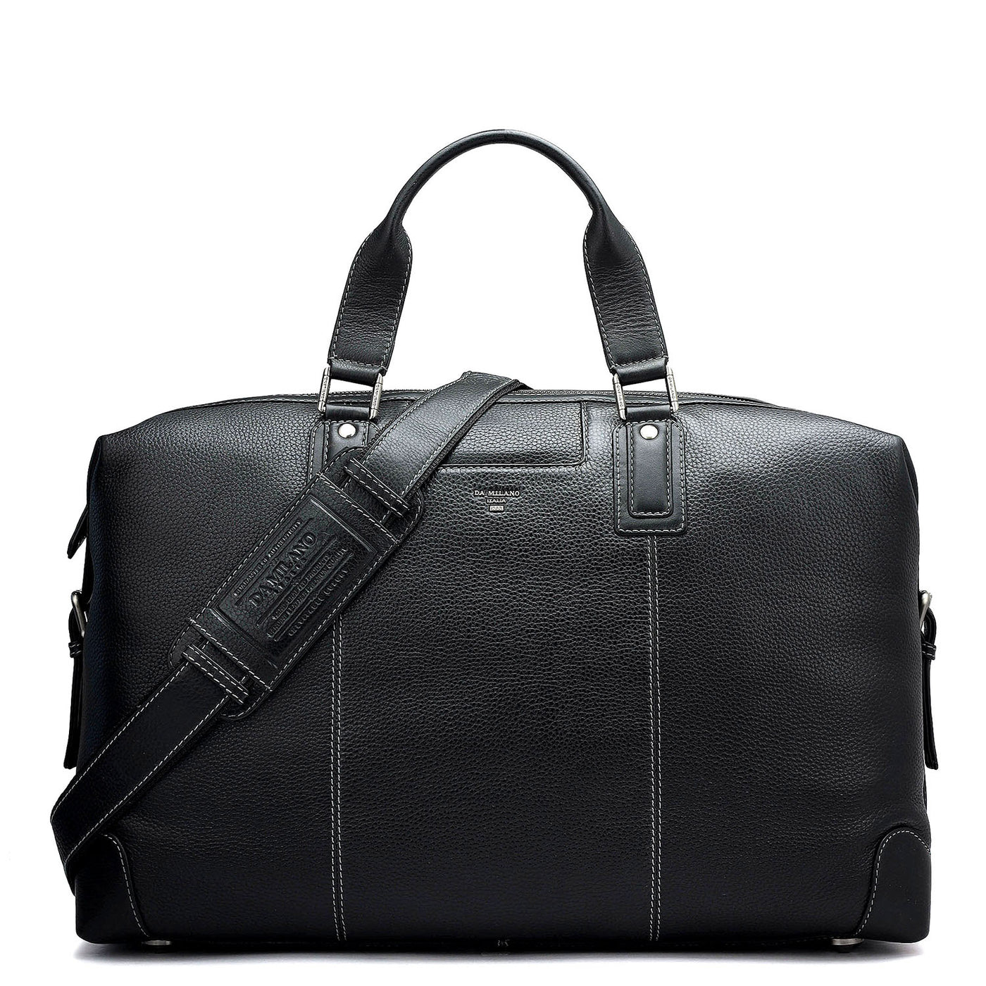 Wax Leather Luggage - Black