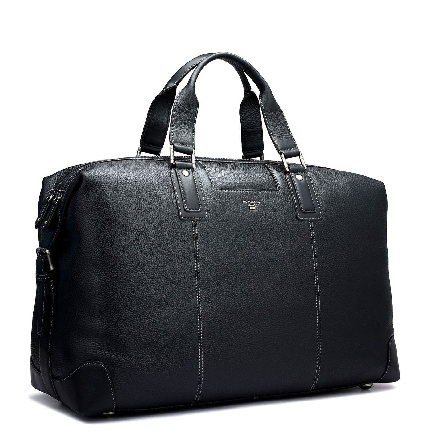 Wax Leather Luggage - Black