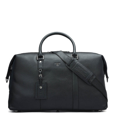 Wax Leather Luggage - Black