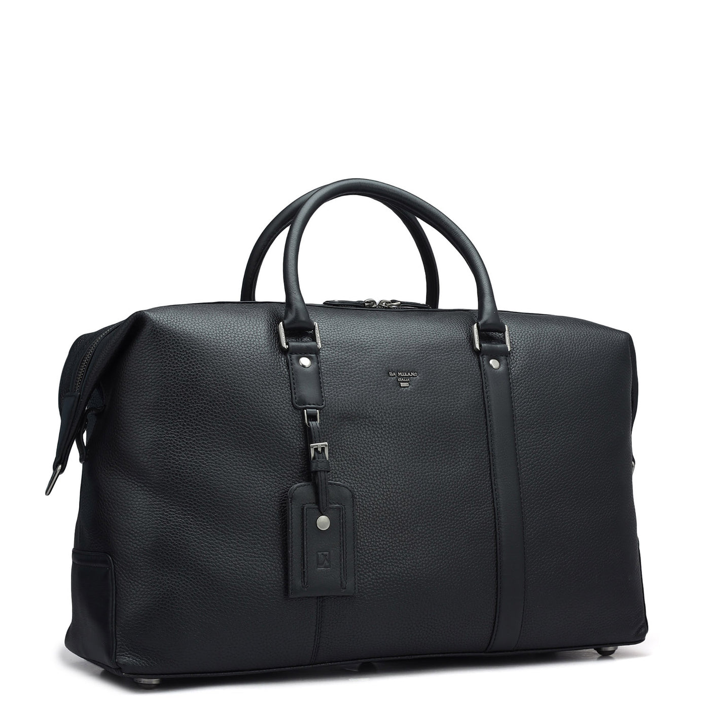 Wax Leather Luggage - Black