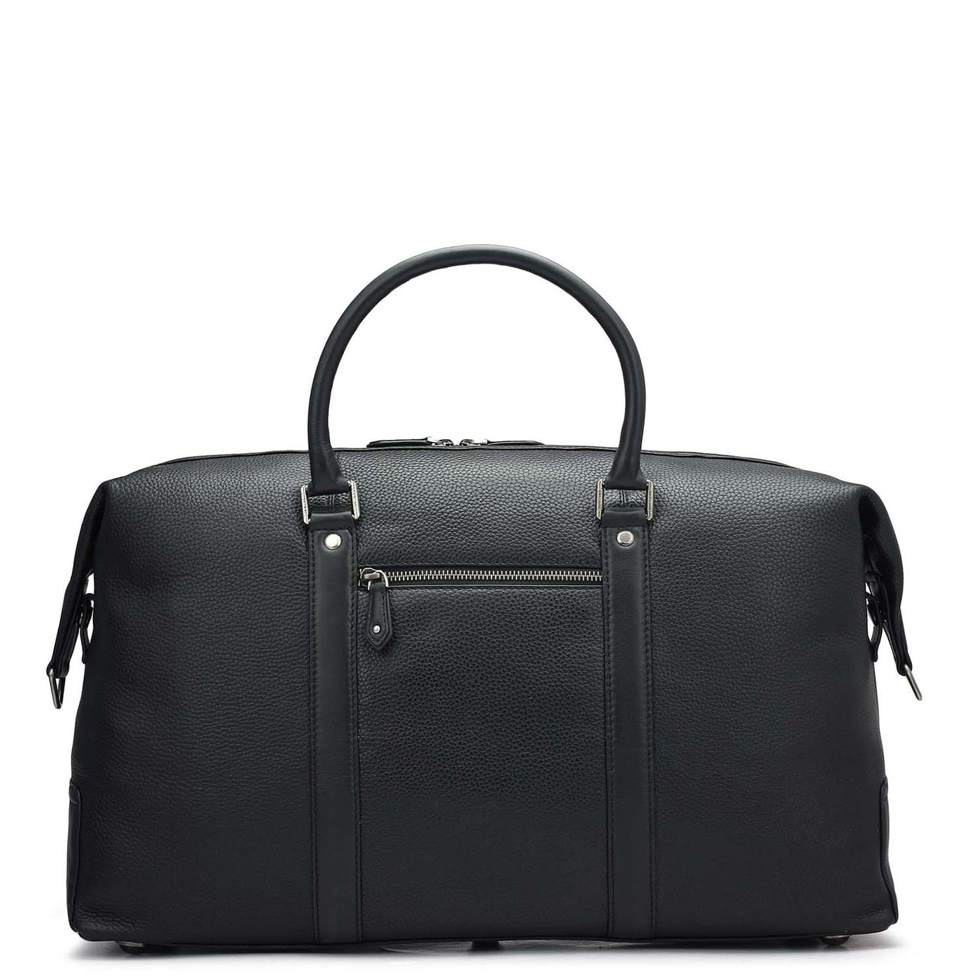 Wax Leather Luggage - Black