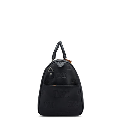 Monogram Wax Leather Luggage - Black