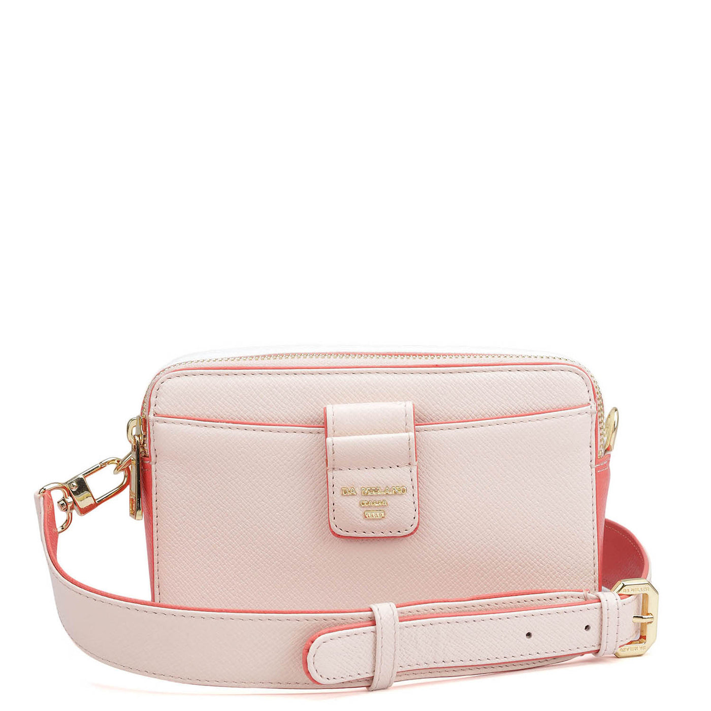 Small Franzy Leather Sling Bag - Blush