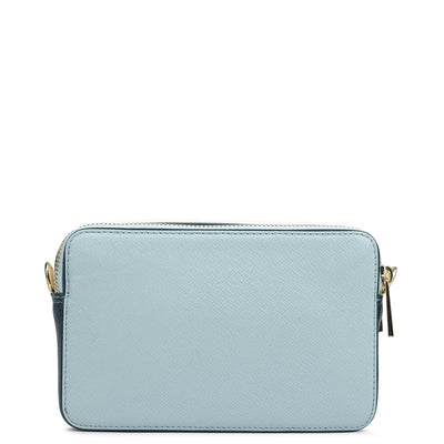 Small Franzy Leather Sling - Cloud Blue