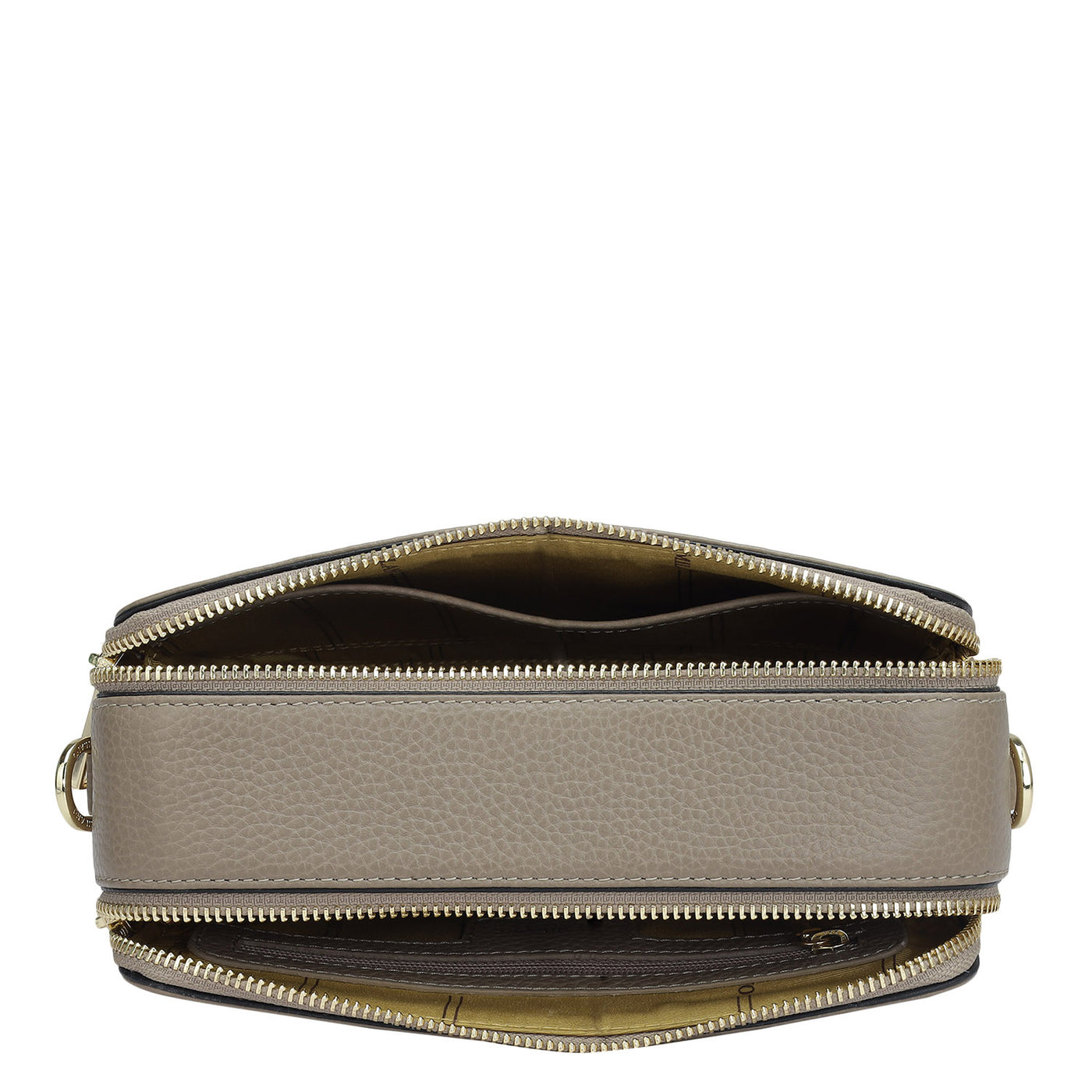 Small Wax Leather Sling - Greyish Taupe