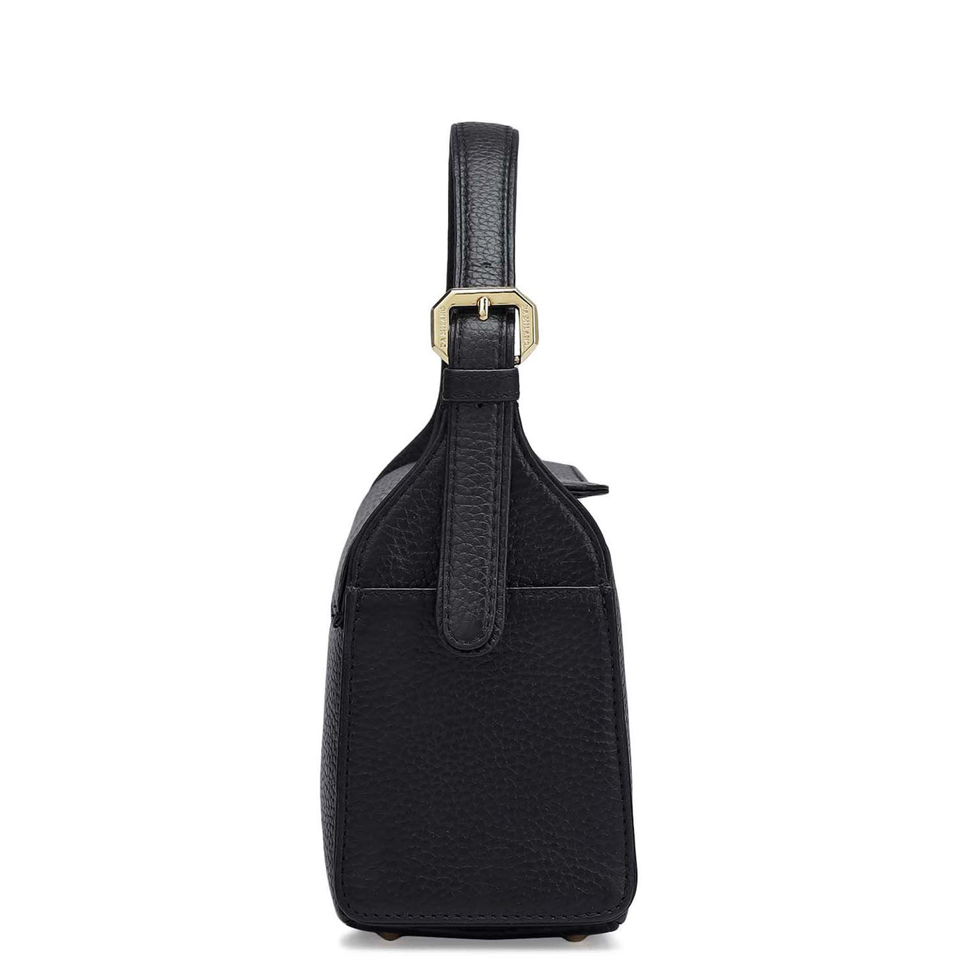 Small Wax Leather Sling - Black