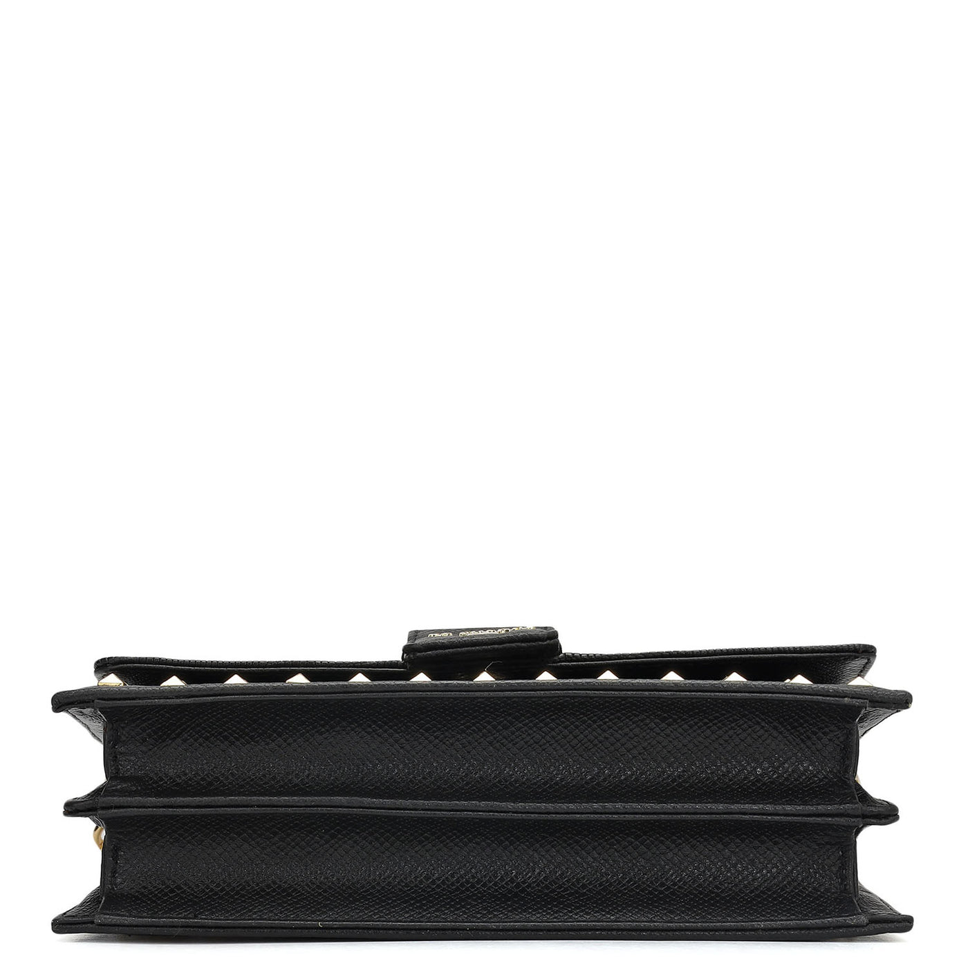 Small Lizard Franzy Leather Sling Bag - Black