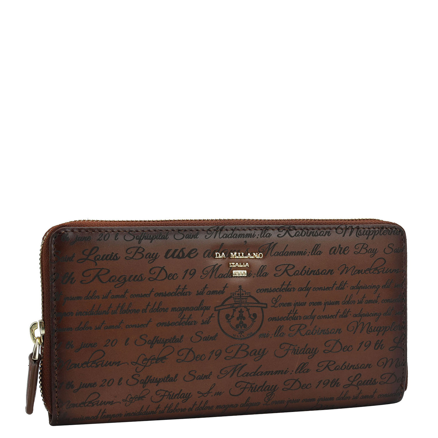 Signato Leather Ladies Wallet - Cognac