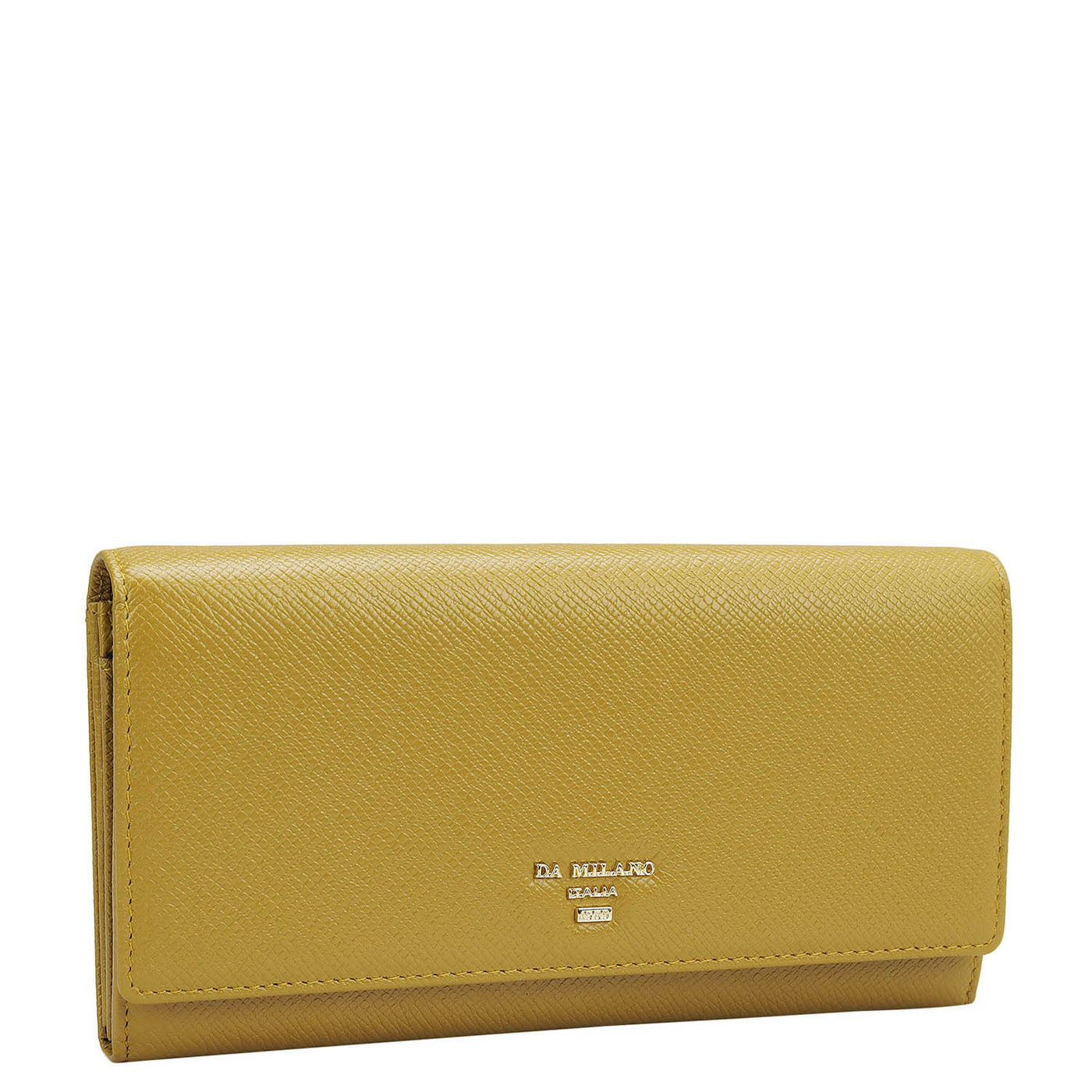 Franzy Leather Ladies Wallet - Mustard