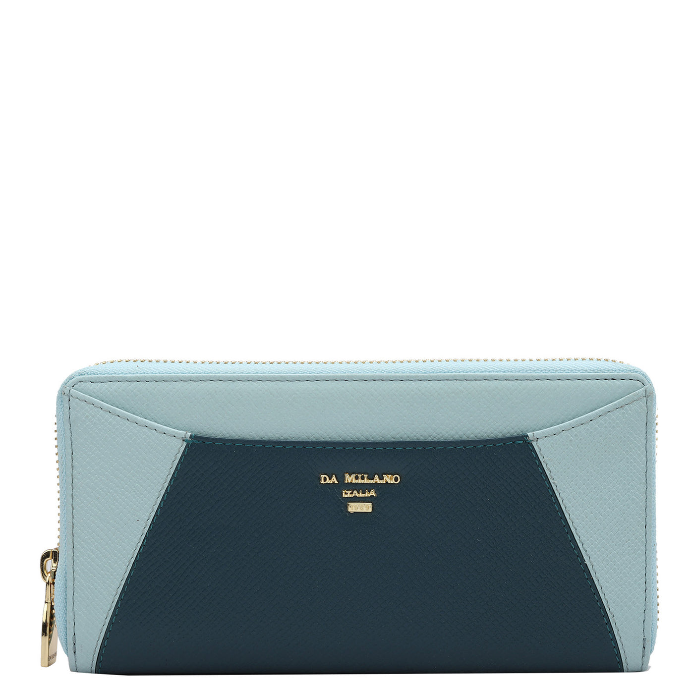 Franzy Leather Ladies Wallet - Octane & Cloud Blue