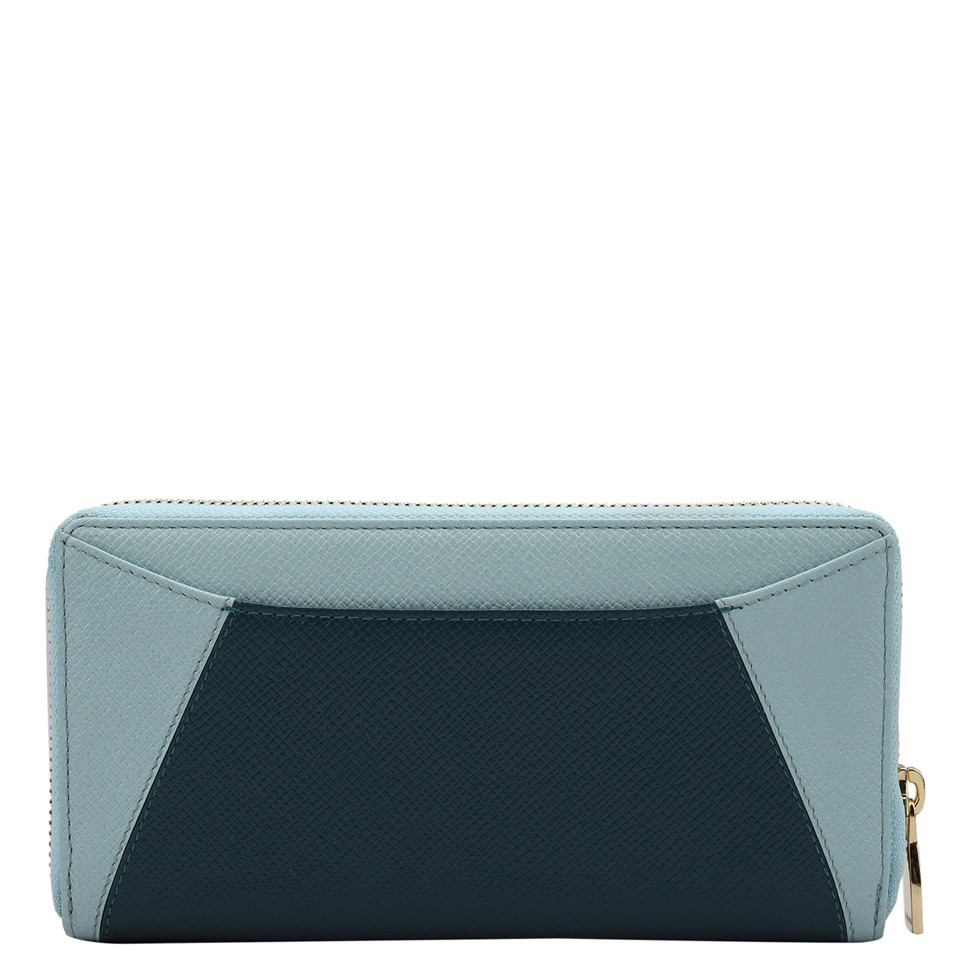 Franzy Leather Ladies Wallet - Octane & Cloud Blue