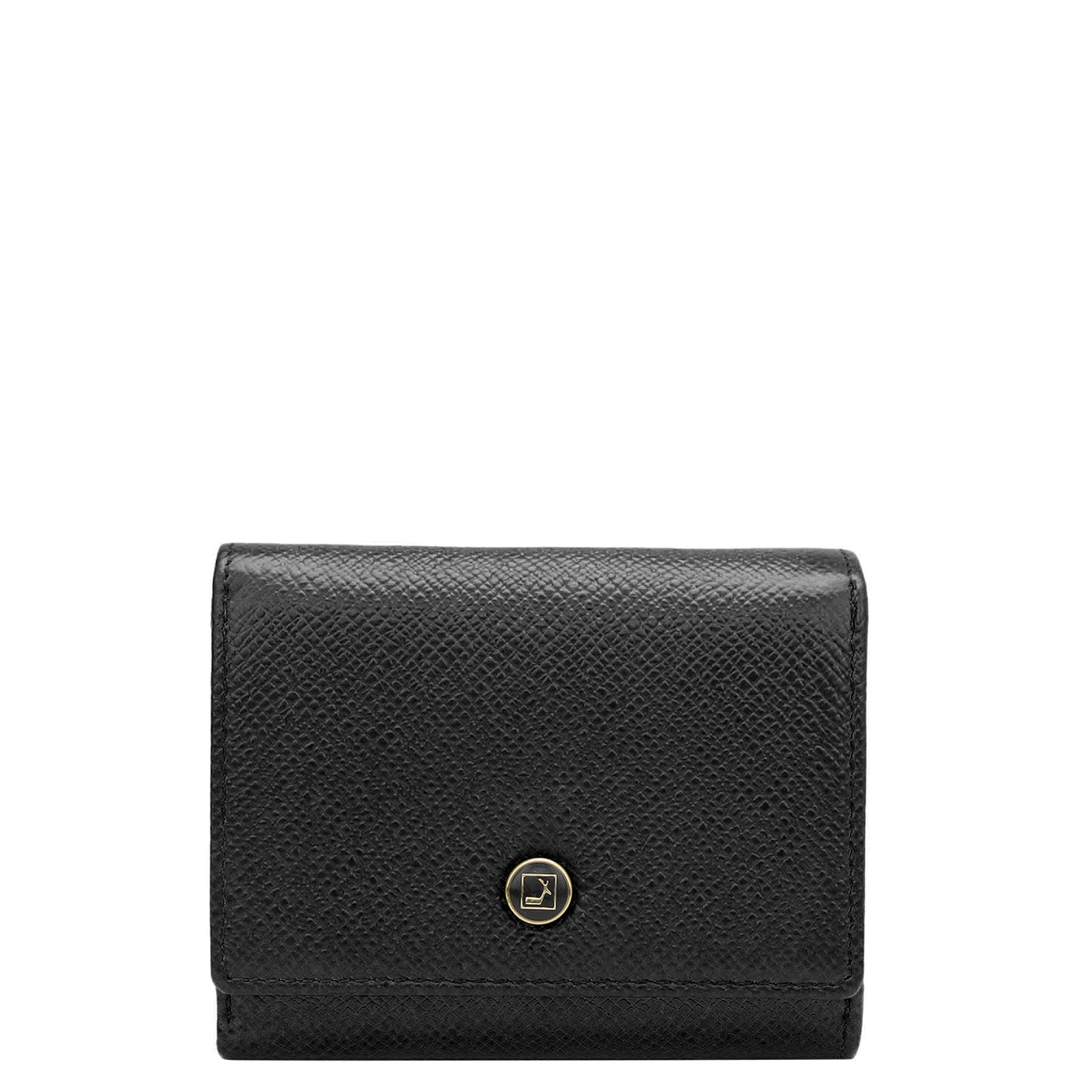 Franzy Leather Ladies Wallet - Black