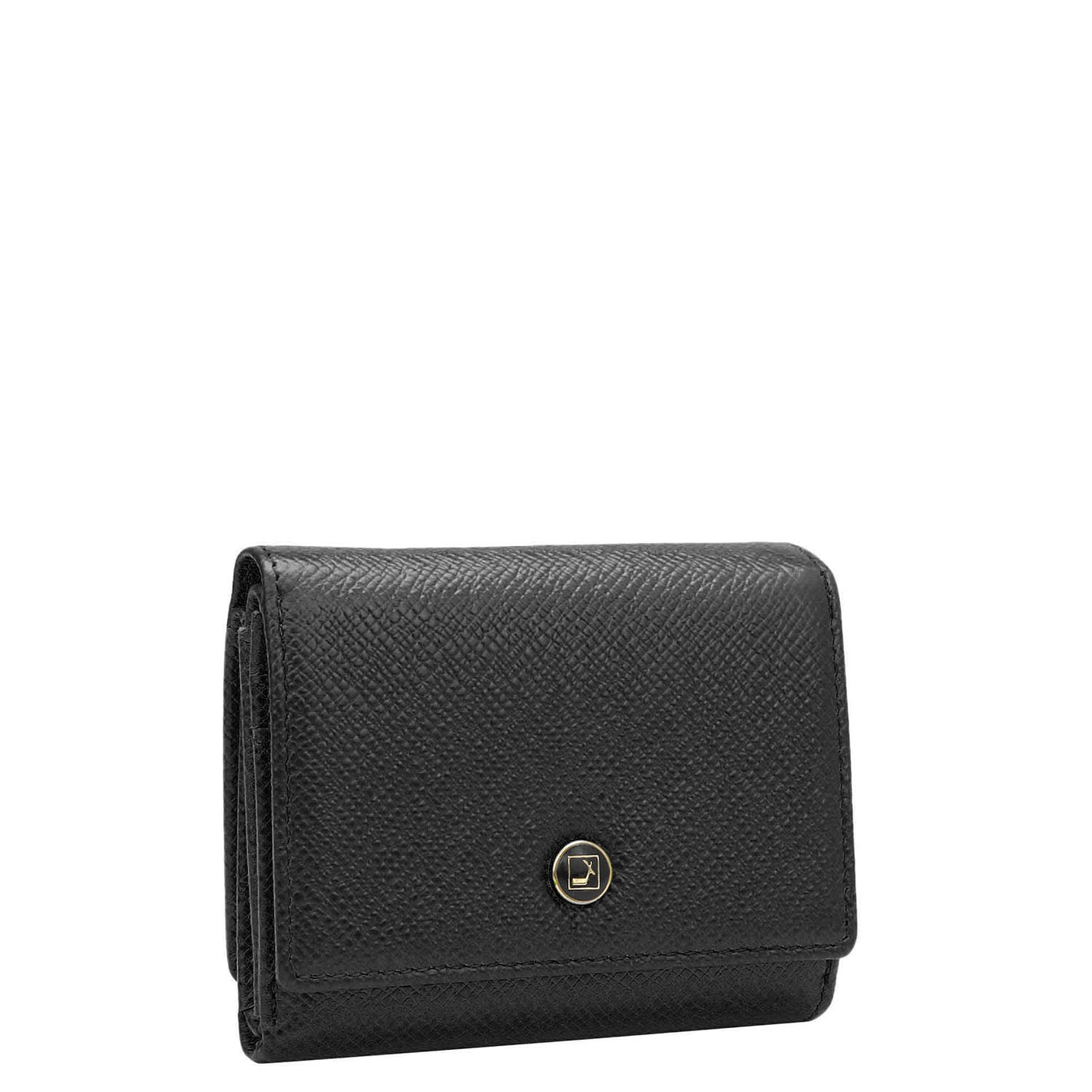 Franzy Leather Ladies Wallet - Black