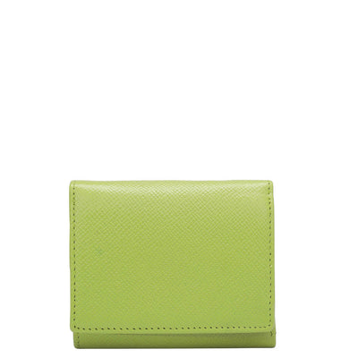 Franzy Leather Ladies Wallet - Lime