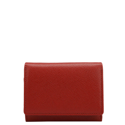 Franzy Leather Ladies Wallet - Red