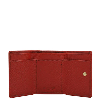 Franzy Leather Ladies Wallet - Red