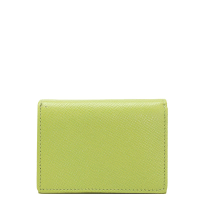 Franzy Leather Ladies Wallet - Lime